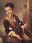 Boy with a Dog Bartolome Esteban Murillo